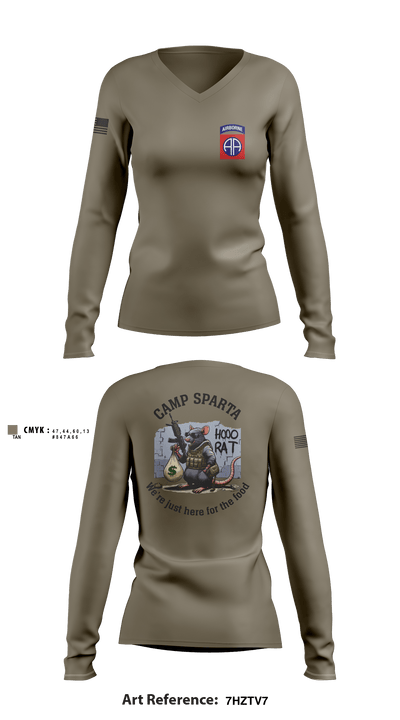 82nd 79729801 Women's Long Sleeve V-neck Shirt - 2