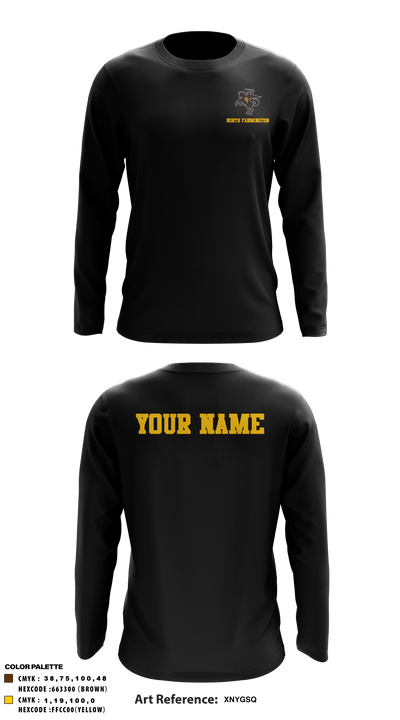 North Farmington High School Basketball 37037275 Long Sleeve Performance Shirt - 32