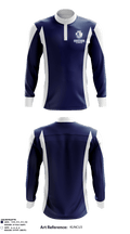 Cotter High School Cheer 64096919 Quarter Zip Jacket - 1