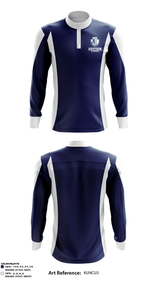 Quarter Zip Jacket, Cotter High School Cheer, Cheer, Teamtime, Team time, sublimation, custom sports apparel, team uniforms, spirit wear, spiritwear, sports uniforms, custom shirts, team store, custom team store, fundraiser sports, apparel fundraiser