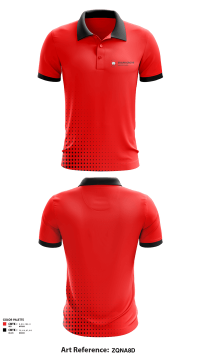 Sugar Grove Elementary School 44929150 Short Sleeve Performance Polo - 1