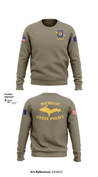 Crew Neck Sweatshirt, , Police, Teamtime, Team time, sublimation, custom sports apparel, team uniforms, spirit wear, spiritwear, sports uniforms, custom shirts, team store, custom team store, fundraiser sports, apparel fundraiser