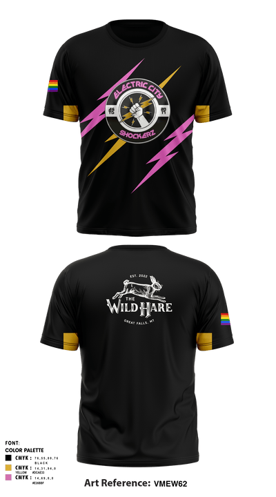 Electric city shockerz 55018985 Short Sleeve Performance Shirt - 6
