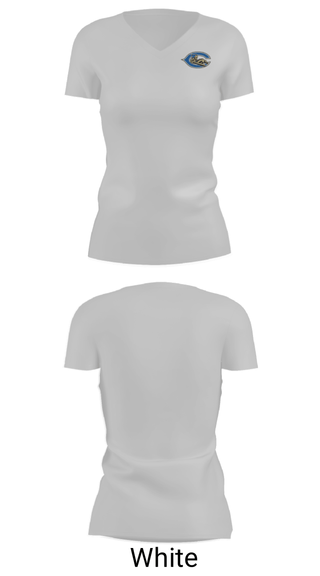 Women's Short Sleeve Vneck Shirt, Cumberland High School, Spirit Store, Teamtime, Team time, sublimation, custom sports apparel, team uniforms, spirit wear, spiritwear, sports uniforms, custom shirts, team store, custom team store, fundraiser sports, apparel fundraiser