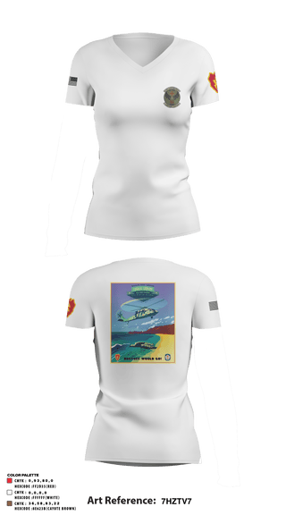 Women's Short Sleeve Vneck Shirt, , Army, Teamtime, Team time, sublimation, custom sports apparel, team uniforms, spirit wear, spiritwear, sports uniforms, custom shirts, team store, custom team store, fundraiser sports, apparel fundraiser
