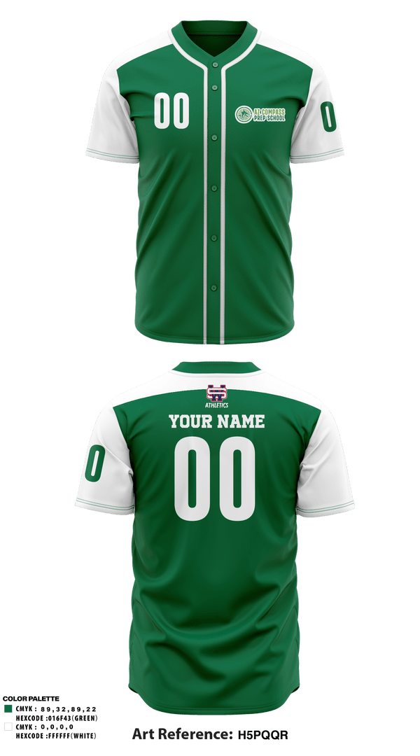 Full Button Baseball Jersey, Arizona Compass Preparatory School Baseball, Baseball, Teamtime, Team time, sublimation, custom sports apparel, team uniforms, spirit wear, spiritwear, sports uniforms, custom shirts, team store, custom team store, fundraiser sports, apparel fundraiser