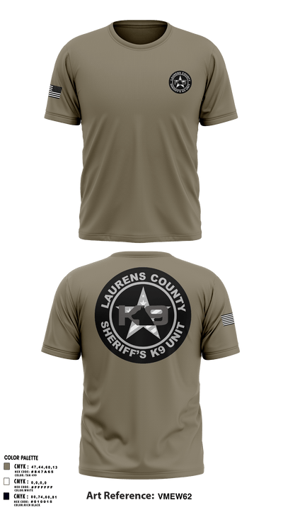 K9 Unit 15966902 Short Sleeve Performance Shirt - 1