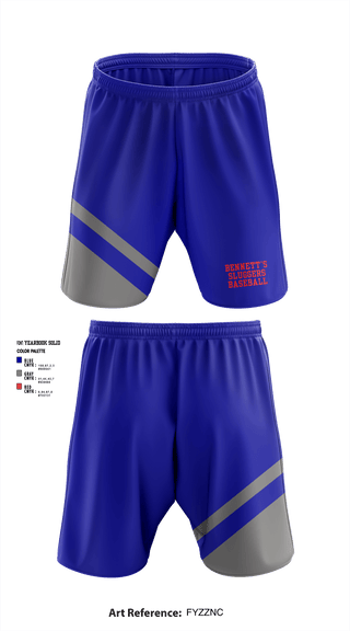 Athletic Shorts With Pockets, Bennett’s Sluggers, Baseball, Teamtime, Team time, sublimation, custom sports apparel, team uniforms, spirit wear, spiritwear, sports uniforms, custom shirts, team store, custom team store, fundraiser sports, apparel fundraiser
