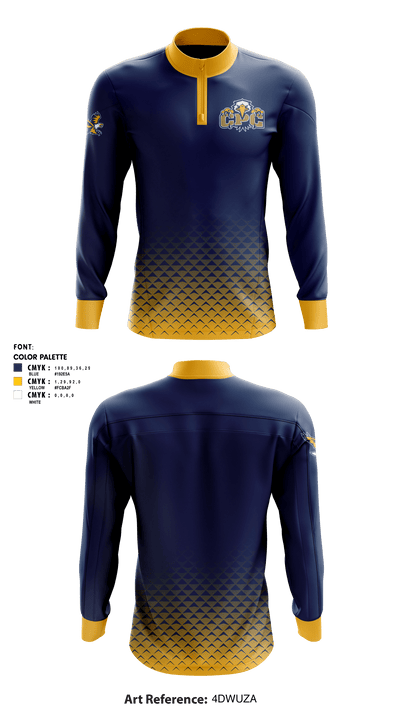 Cedar Park Christian High School-Bothell Campus Golf 53342218 Quarter Zip Jacket - 1