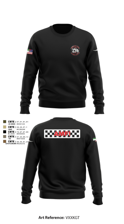 75 EFGS 84413741 Crew Neck Sweatshirt - 1