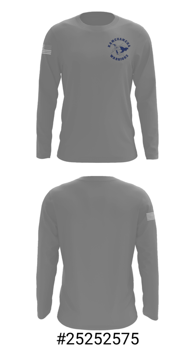 Kamehameha School-Maui Campus Golf 44594344 Long Sleeve Performance Shirt - 17