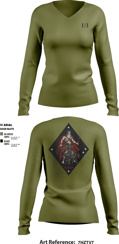 CHROMITE 96964112 Women's Long Sleeve V-neck Shirt - 3