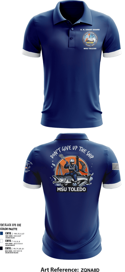 MSU Toledo 42341153 Short Sleeve Performance Polo - 3