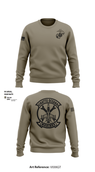 Crew Neck Sweatshirt, , Marines, Teamtime, Team time, sublimation, custom sports apparel, team uniforms, spirit wear, spiritwear, sports uniforms, custom shirts, team store, custom team store, fundraiser sports, apparel fundraiser