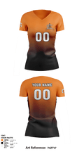Crab Orchard High School Volleyball 29097988 Women's Short Sleeve V-neck Shirt - 1