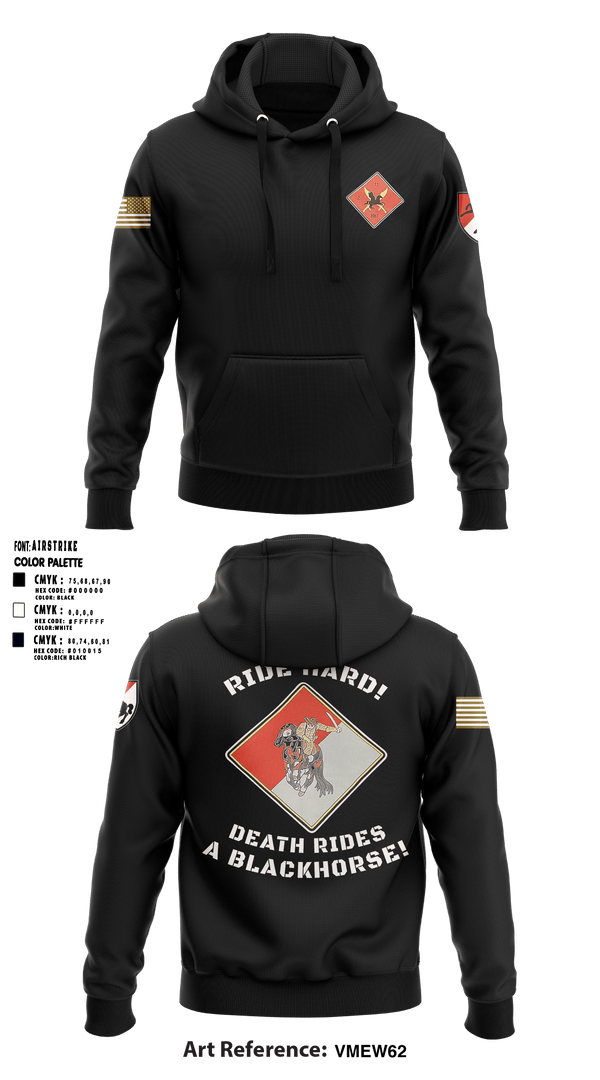 Hoodie, HHT, 2-11th ACR, Army, Teamtime, Team time, sublimation, custom sports apparel, team uniforms, spirit wear, spiritwear, sports uniforms, custom shirts, team store, custom team store, fundraiser sports, apparel fundraiser