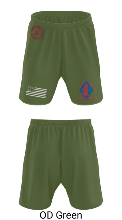 1/1 Alpha Company "Red Death" 93413516 Athletic Shorts With Pockets - 28