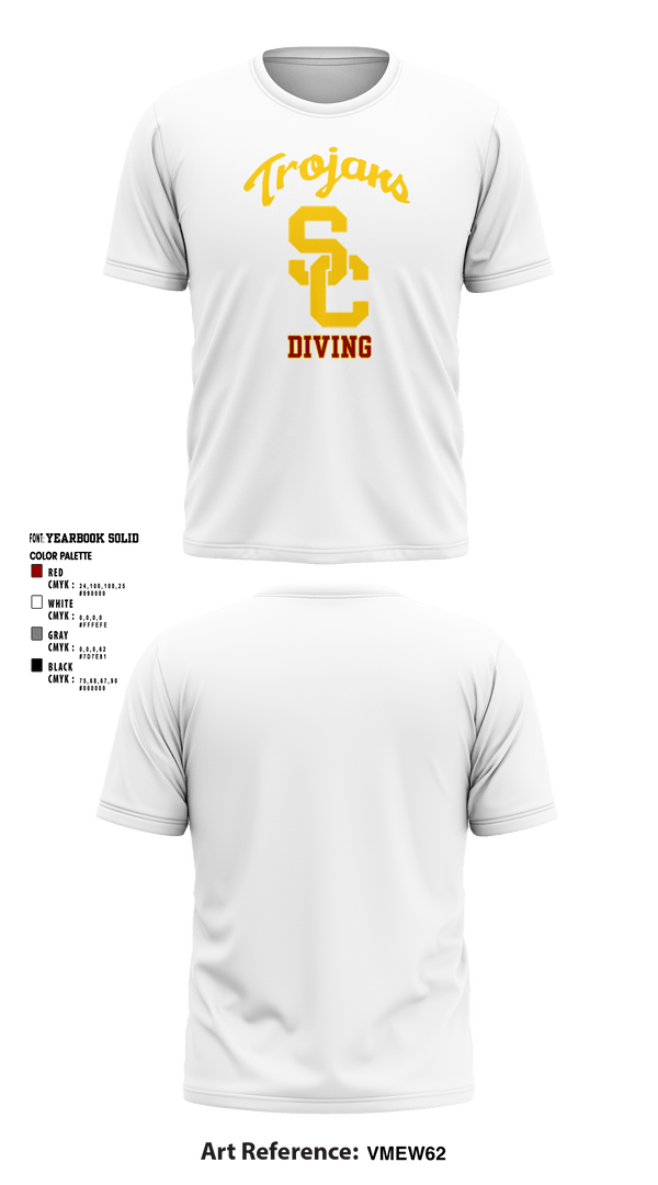 Short Sleeve Performance Shirt, University Of Southern California Diving, Spirit Store, Teamtime, Team time, sublimation, custom sports apparel, team uniforms, spirit wear, spiritwear, sports uniforms, custom shirts, team store, custom team store, fundraiser sports, apparel fundraiser