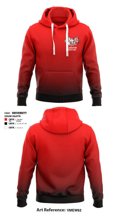 Clarkston High School Wrestling 753987382 Hoodie - 1