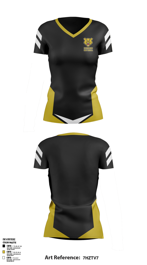 Women's Short Sleeve Vneck Shirt, Edinburg Junior High School Softball, Softball, Teamtime, Team time, sublimation, custom sports apparel, team uniforms, spirit wear, spiritwear, sports uniforms, custom shirts, team store, custom team store, fundraiser sports, apparel fundraiser