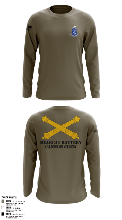 Pershing Rifles 10051987 Long Sleeve Performance Shirt - 1
