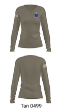 1-180th Cav 42741060 Women's Long Sleeve V-neck Shirt - 41