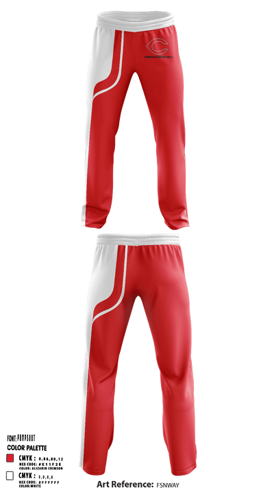 Caseville Junior High School 91724706 Sweatpants - 2 (1)