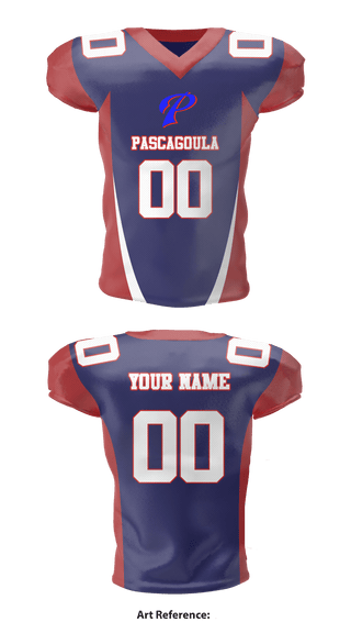 Football Jersey, Pascagoula High School, Spirit Store, Teamtime, Team time, sublimation, custom sports apparel, team uniforms, spirit wear, spiritwear, sports uniforms, custom shirts, team store, custom team store, fundraiser sports, apparel fundraiser