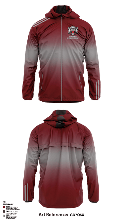 BRUINS 11427770 Windbreaker - 3