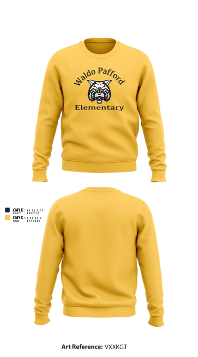 Waldo Pafford Elementary 79350355 Crew Neck Sweatshirt - 14