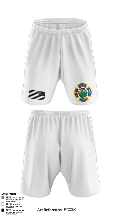Durango Fire Protection District 71199400 Athletic Shorts With Pockets - 2