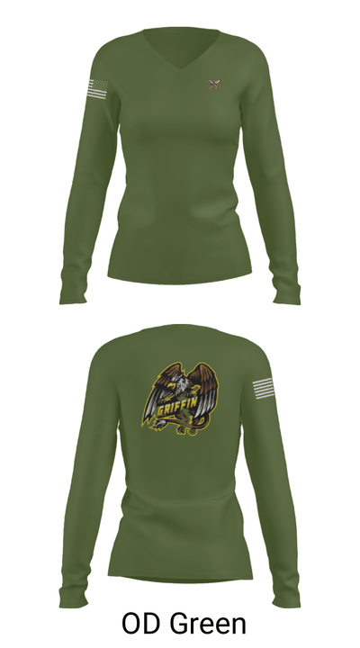 1-25 AB Echo C.Co 9457817 Women's Long Sleeve V-neck Shirt - 40