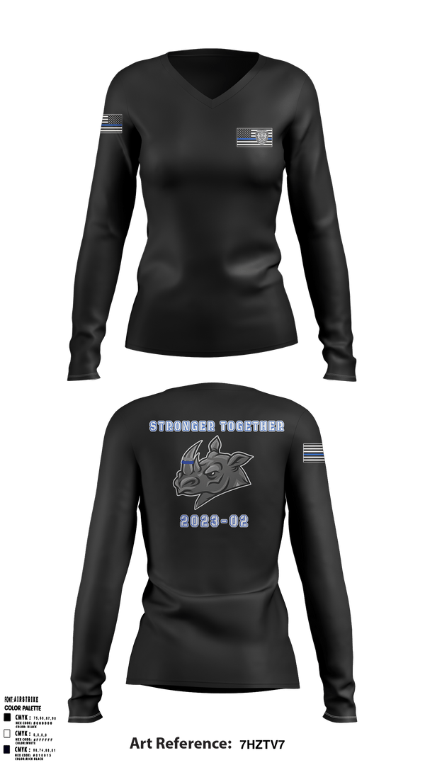 Women's Long Sleeve Vneck Shirt, SDRPA, Police, Teamtime, Team time, sublimation, custom sports apparel, team uniforms, spirit wear, spiritwear, sports uniforms, custom shirts, team store, custom team store, fundraiser sports, apparel fundraiser
