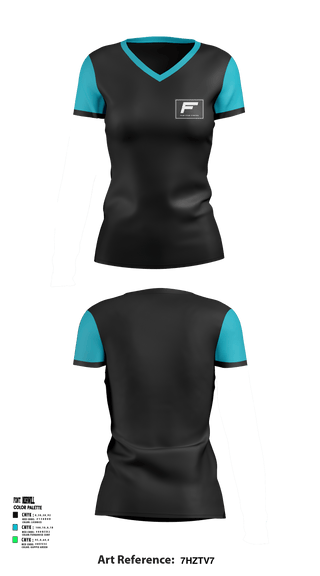 Women's Short Sleeve Vneck Shirt, , Space Force, Teamtime, Team time, sublimation, custom sports apparel, team uniforms, spirit wear, spiritwear, sports uniforms, custom shirts, team store, custom team store, fundraiser sports, apparel fundraiser