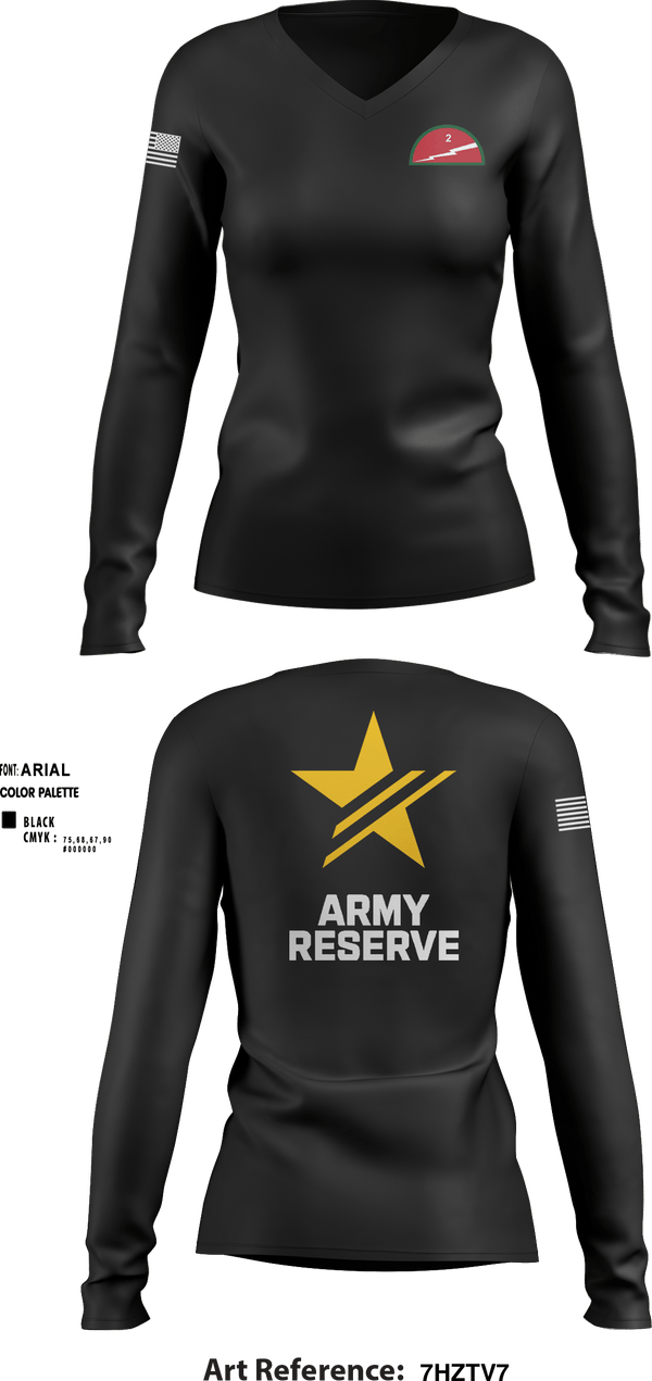Women's Long Sleeve Vneck Shirt, Ardent Brigade, , Teamtime, Team time, sublimation, custom sports apparel, team uniforms, spirit wear, spiritwear, sports uniforms, custom shirts, team store, custom team store, fundraiser sports, apparel fundraiser