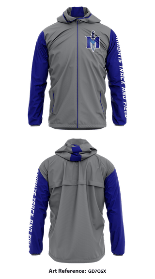 Windbreaker, iMater Knights, Track & Field, Teamtime, Team time, sublimation, custom sports apparel, team uniforms, spirit wear, spiritwear, sports uniforms, custom shirts, team store, custom team store, fundraiser sports, apparel fundraiser