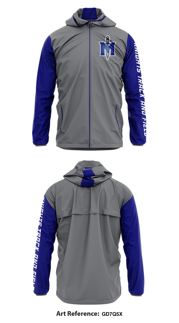 Windbreaker, iMater Knights, Track & Field, Teamtime, Team time, sublimation, custom sports apparel, team uniforms, spirit wear, spiritwear, sports uniforms, custom shirts, team store, custom team store, fundraiser sports, apparel fundraiser