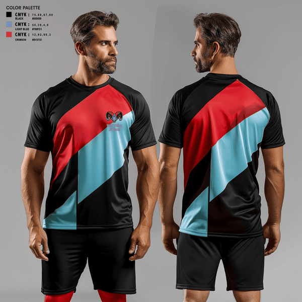 Short Sleeve Performance Shirt, West Valley JR Rams, Football, Teamtime, Team time, sublimation, custom sports apparel, team uniforms, spirit wear, spiritwear, sports uniforms, custom shirts, team store, custom team store, fundraiser sports, apparel fundraiser
