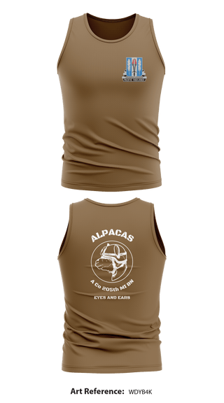Tank Top, Alpha Company 205th MI BN, Army, Teamtime, Team time, sublimation, custom sports apparel, team uniforms, spirit wear, spiritwear, sports uniforms, custom shirts, team store, custom team store, fundraiser sports, apparel fundraiser