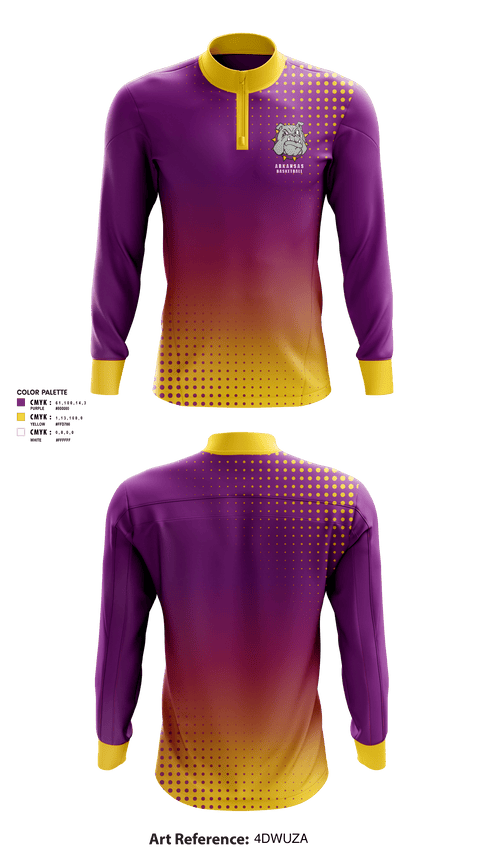 Quarter Zip Jacket, Arkansas City High School Basketball, Men's Basketball, Teamtime, Team time, sublimation, custom sports apparel, team uniforms, spirit wear, spiritwear, sports uniforms, custom shirts, team store, custom team store, fundraiser sports, apparel fundraiser