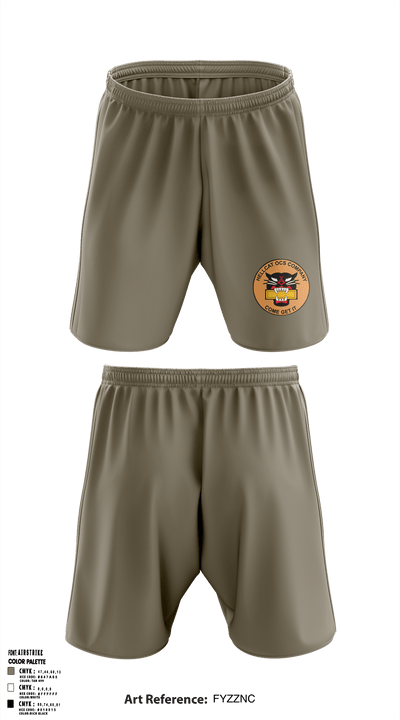 MSARNG OCS Class 66 93679555 Athletic Shorts With Pockets - 50