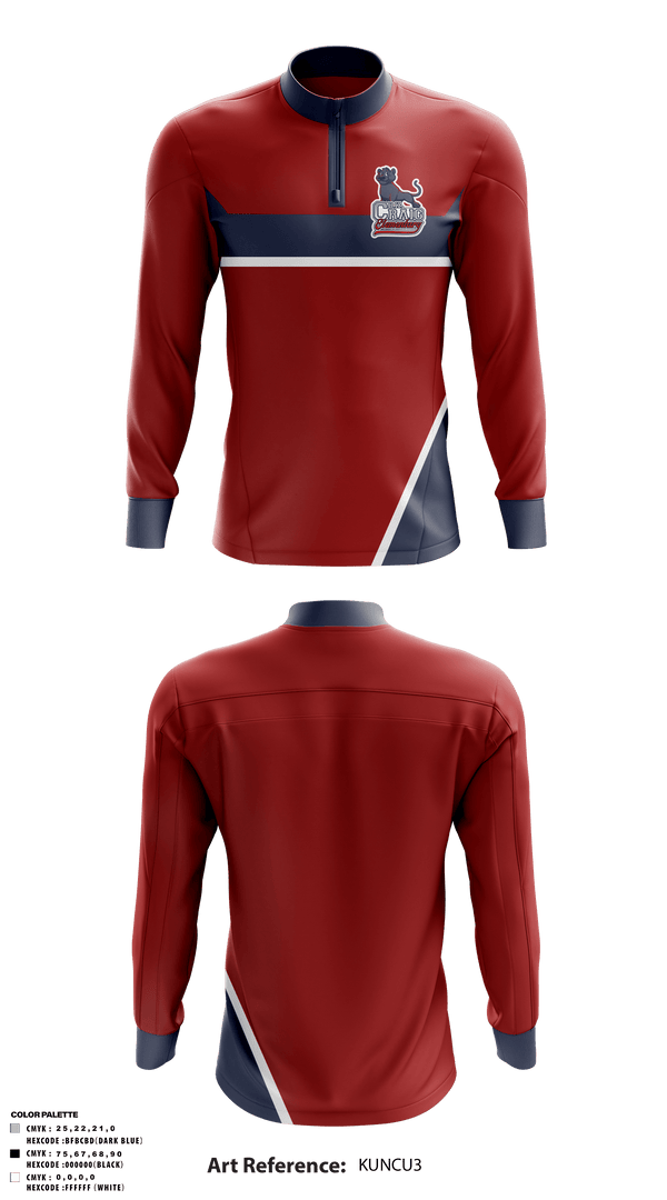 Quarter Zip Jacket, Bruce K Craig Elementary School, Spirit Store, Teamtime, Team time, sublimation, custom sports apparel, team uniforms, spirit wear, spiritwear, sports uniforms, custom shirts, team store, custom team store, fundraiser sports, apparel fundraiser