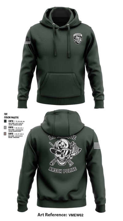 La Marque Arson Police 56104782 Hoodie - 9