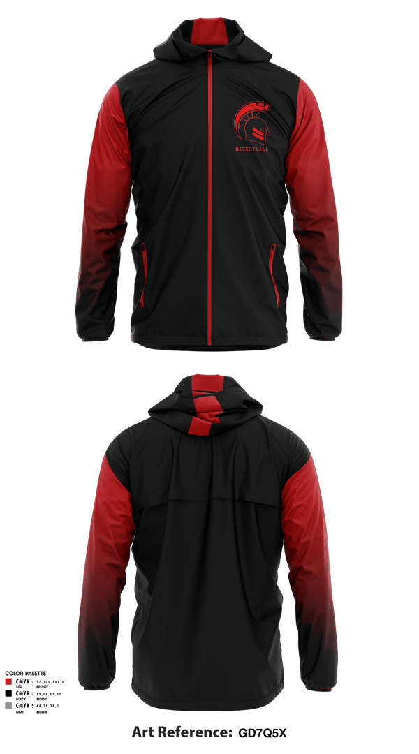 Windbreaker, Discovery High School Basketball, Men's Basketball, Teamtime, Team time, sublimation, custom sports apparel, team uniforms, spirit wear, spiritwear, sports uniforms, custom shirts, team store, custom team store, fundraiser sports, apparel fundraiser