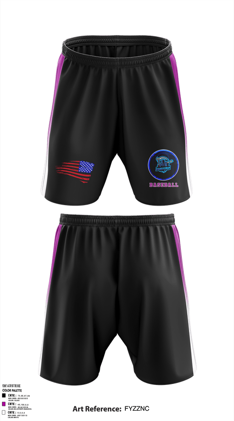 Athletic Shorts With Pockets, STARTTEAMFRANX11RAP, Baseball, Teamtime, Team time, sublimation, custom sports apparel, team uniforms, spirit wear, spiritwear, sports uniforms, custom shirts, team store, custom team store, fundraiser sports, apparel fundraiser