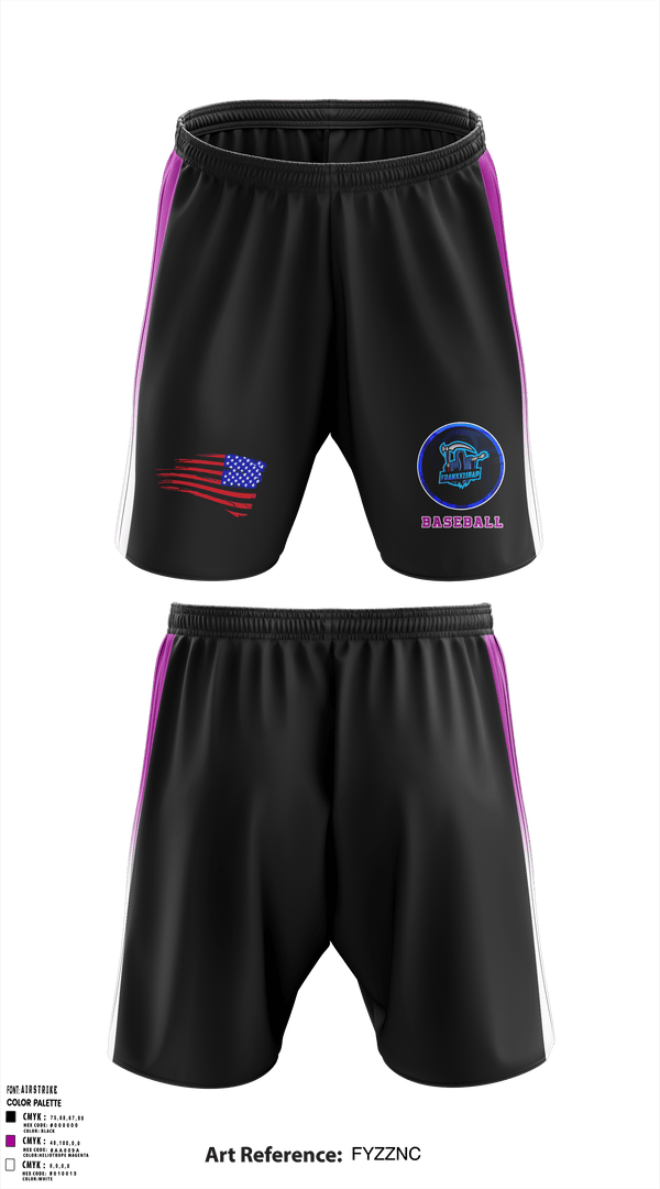 Athletic Shorts With Pockets, STARTTEAMFRANX11RAP, Baseball, Teamtime, Team time, sublimation, custom sports apparel, team uniforms, spirit wear, spiritwear, sports uniforms, custom shirts, team store, custom team store, fundraiser sports, apparel fundraiser