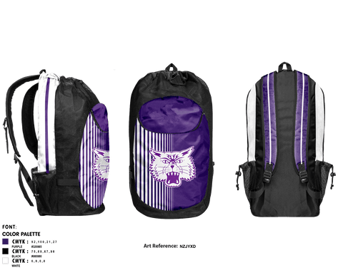 Gear Bag, Muncie Central High School Volleyball, Men's Volleyball, Teamtime, Team time, sublimation, custom sports apparel, team uniforms, spirit wear, spiritwear, sports uniforms, custom shirts, team store, custom team store, fundraiser sports, apparel fundraiser