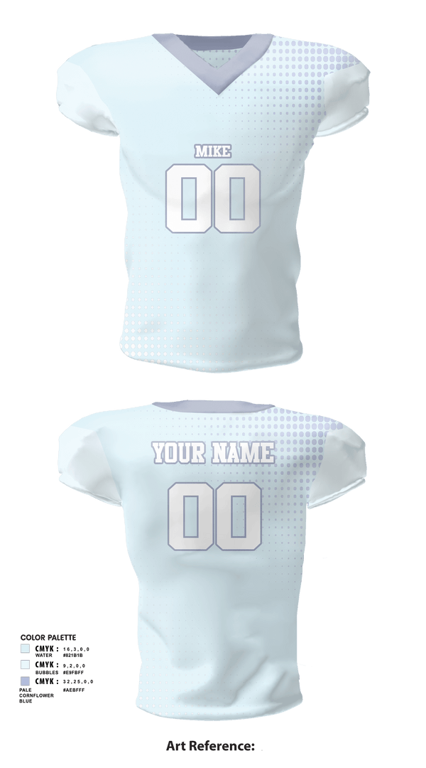 Football Jersey, Mike, Football, Teamtime, Team time, sublimation, custom sports apparel, team uniforms, spirit wear, spiritwear, sports uniforms, custom shirts, team store, custom team store, fundraiser sports, apparel fundraiser