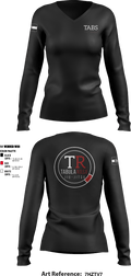 Tabula Rasa Brazilian Jiu-Jitsu 7271775 Women's Long Sleeve V-neck Shirt - 1