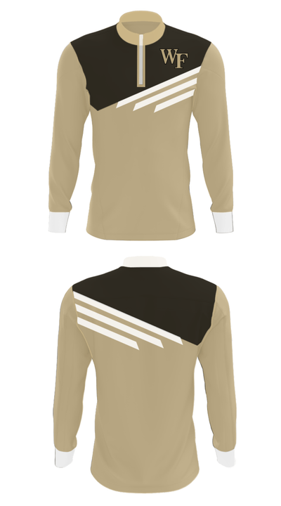 Wake Forest University Golf 25542554 Quarter Zip Jacket - 12